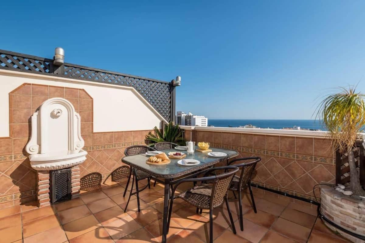Stunning Penthouse In The Centre Of Nerja Leilighet Eksteriør bilde